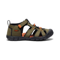 Big Kids' Seacamp II CNX - Dark Olive/Gold Flame