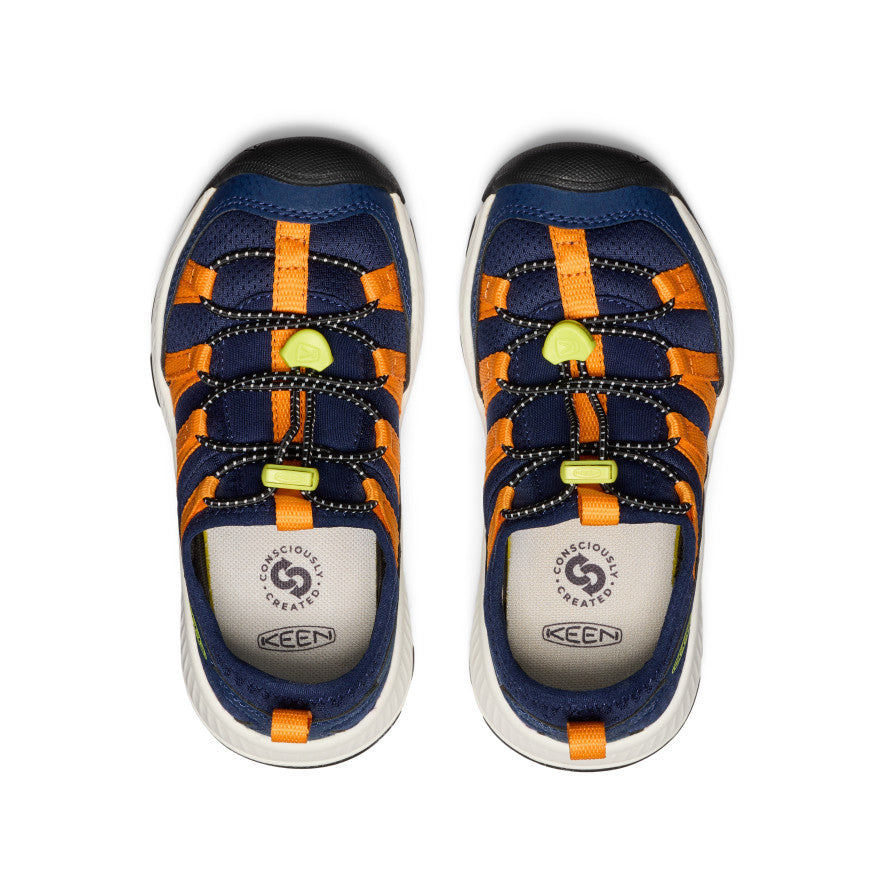 Little Kids' Motozoa Sneaker - Naval Academy/Bright Marigold Naval Academy/Bright Marigold - Image 4