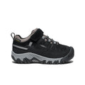 Little kids targhee iv waterproof hiking shoe black steel grey with durable rubber outsole and mesh
