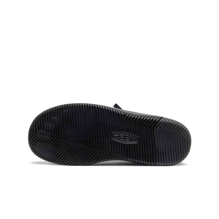 Sole of the KNX T-Toe Sneaker in Black/Black