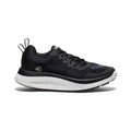 Men's wk400 walking shoe in black with white speckled midsole breathable mesh upper and textured