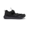 Men's Zerraport Trail triple black Keen sandal with adjustable straps and durable rubber sole