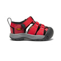 Toddlers newport h2 ribbon red gargoyle red and black keen water-resistant sandal with adjustable