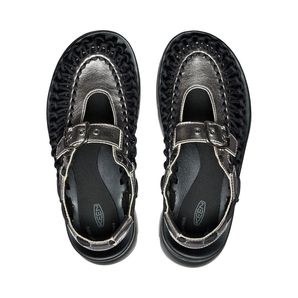 All Gender UNEEK PLT Mary Jane - Silver/Black