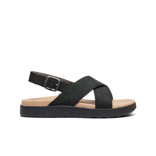 Women's Elle Luxe Backstrap Sandal - Black/Black
