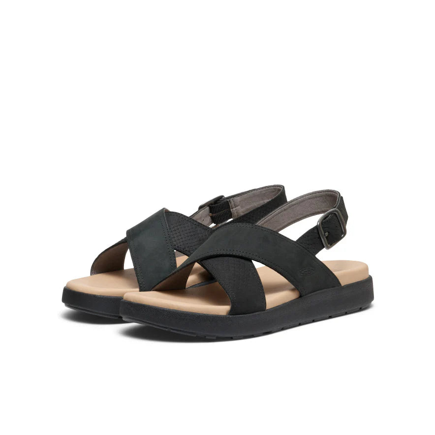 Women's Elle Luxe Backstrap Sandal - Black/Black Women's Elle Luxe Backstrap Sandal - Black/Black - Image 2