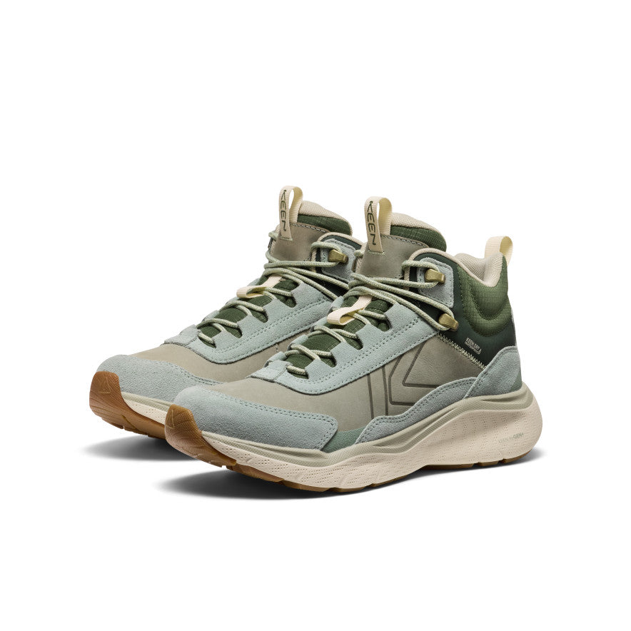 Women's Leiki Waterproof Leather Hiking Boot - Iceberg Green/Bronze Green Iceberg Green/Bronze Green - Image 2