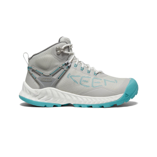 Women's NXIS EVO Waterproof Boot Grey and White – Keen Footwear UK