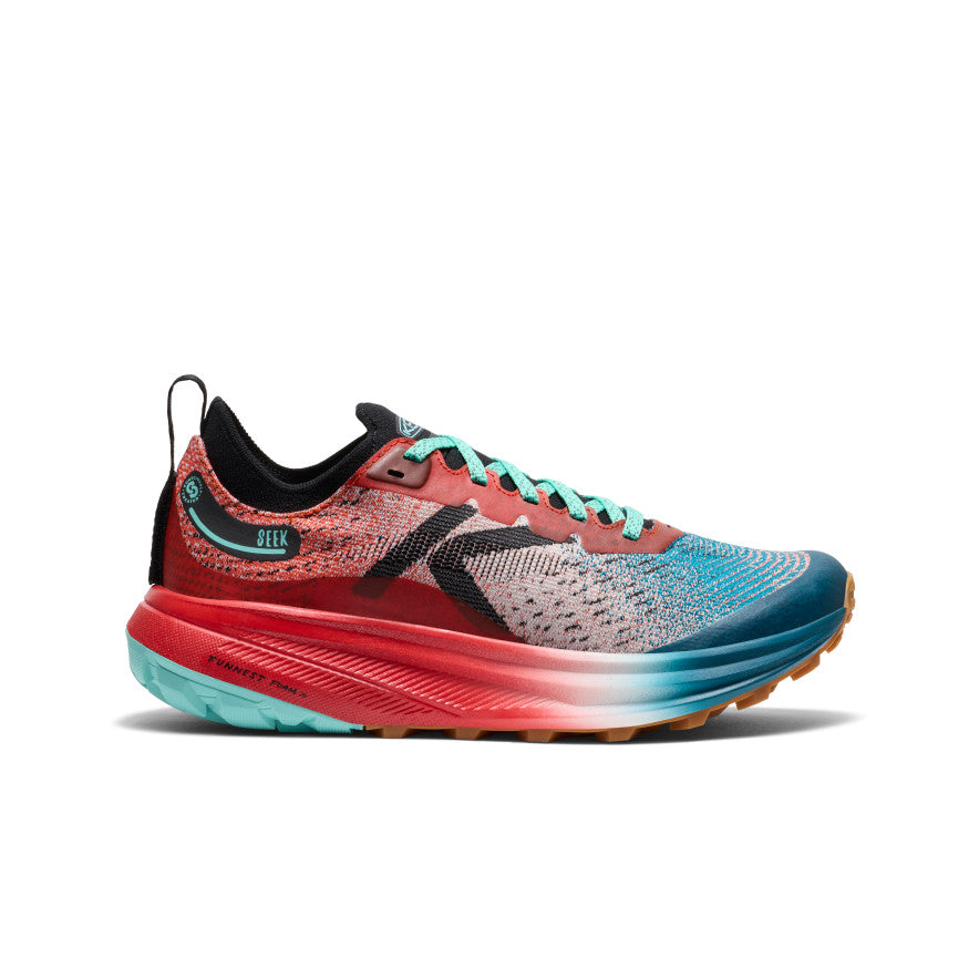 Women’s Seek Trail Running Shoe - Grenadine/Ocean Depths Grenadine/Ocean Depths - Image 1