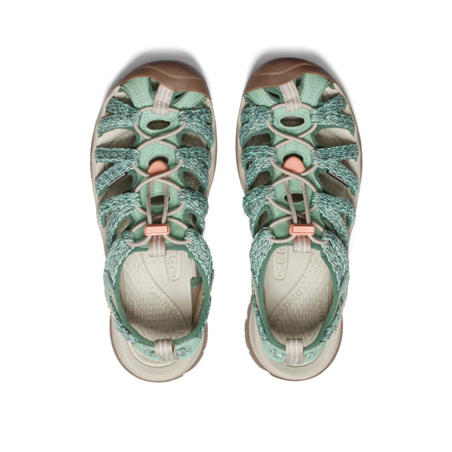 Women's Whisper - Granite Green/Peach Parfait