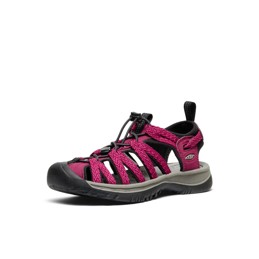 Women's Whisper - Beaujolais/Black